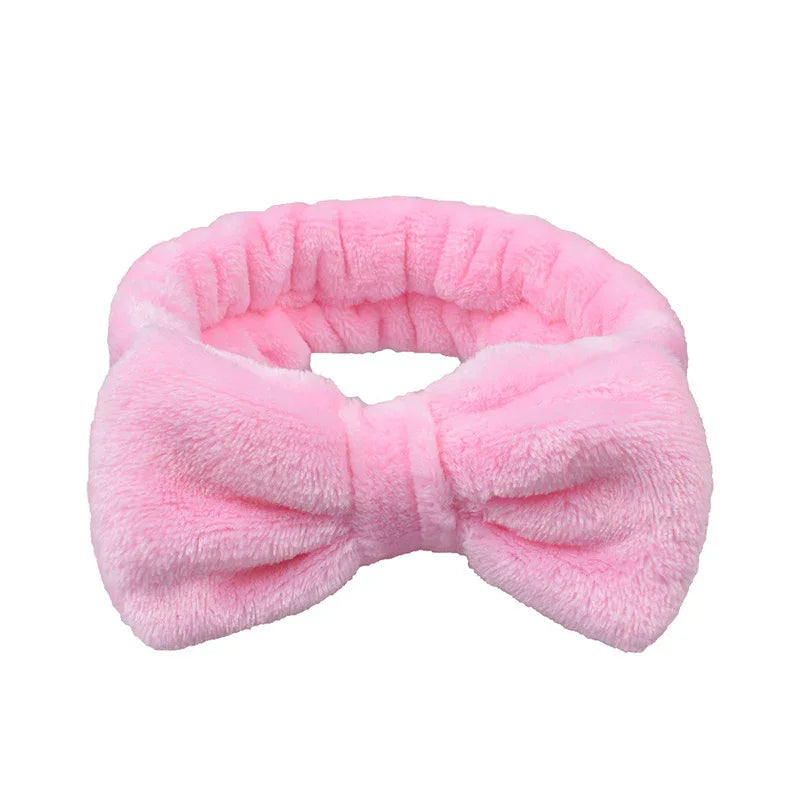 Soft Plush Bow Headband - Puppy's Aesthetics