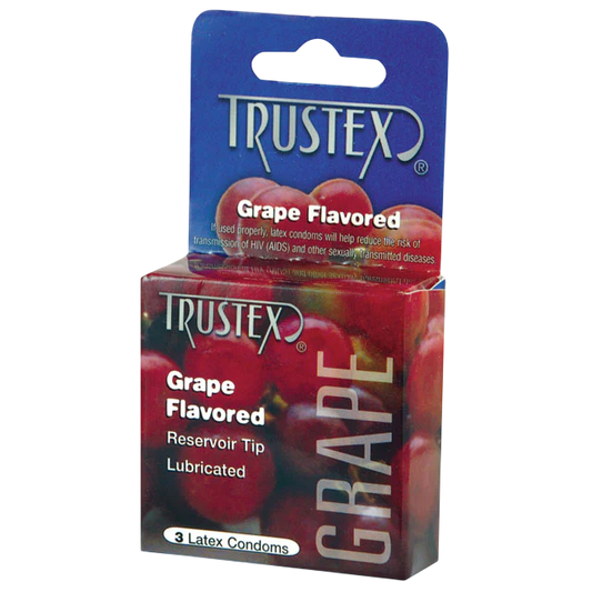 Trustex Flavored Condoms (Grape/3 Pack)
