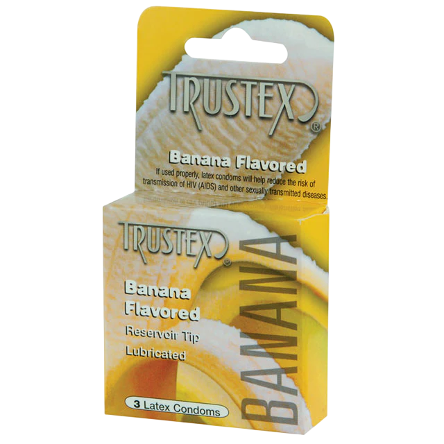 Trustex Flavored Condoms (Banana/3 Pack)
