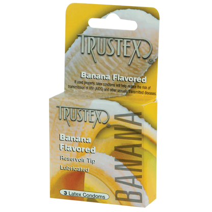 Trustex Flavored Condoms (Banana/3 Pack)