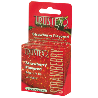 Trustex Flavored Condoms (Strawberry/3 Pack)