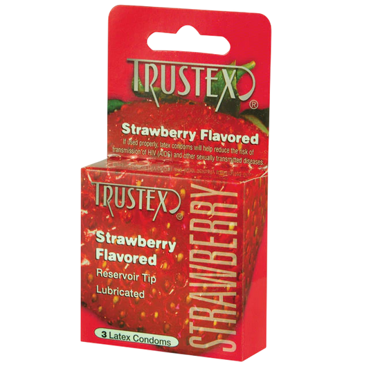 Trustex Flavored Condoms (Strawberry/3 Pack)