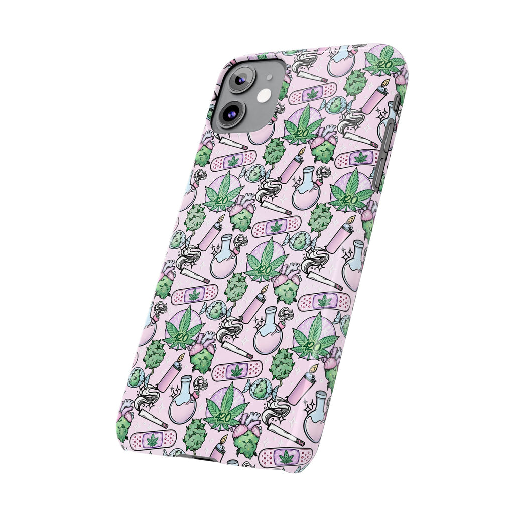 Cute Cannabis iPhone Slim Case