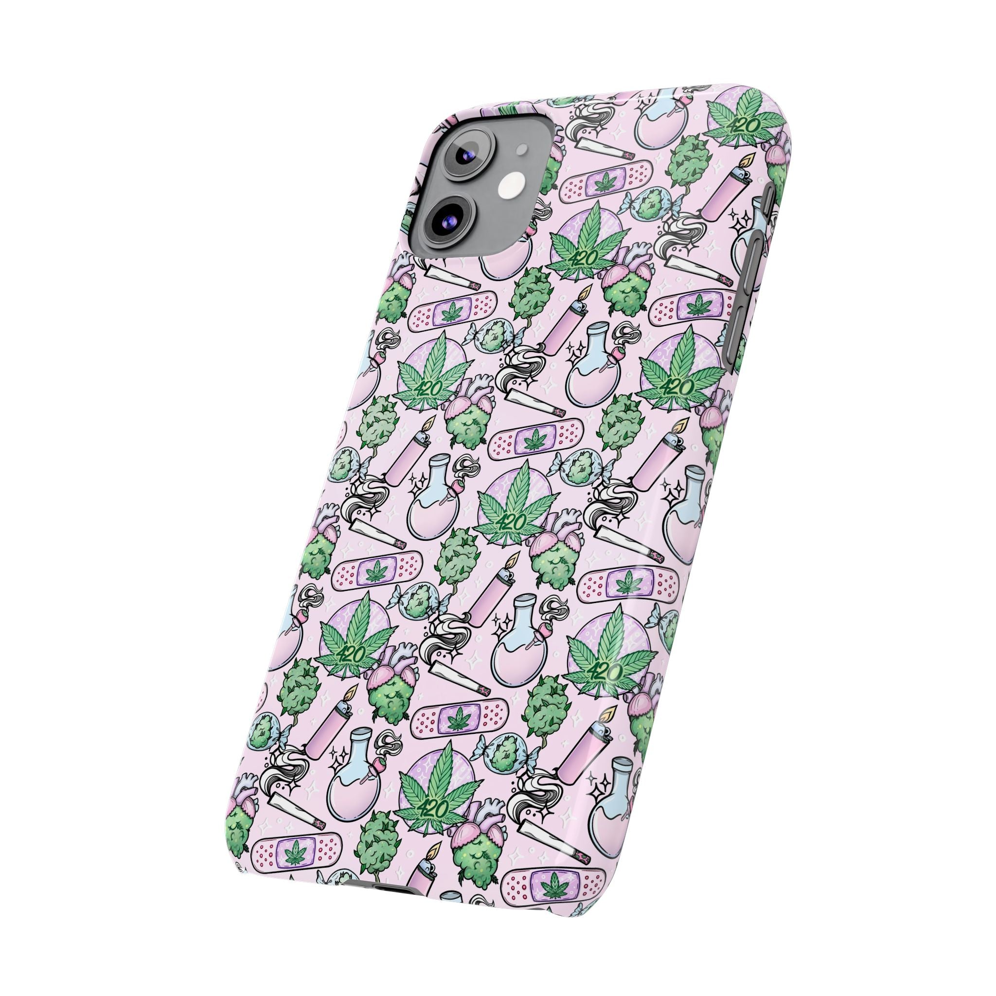 Cute Cannabis iPhone Slim Case