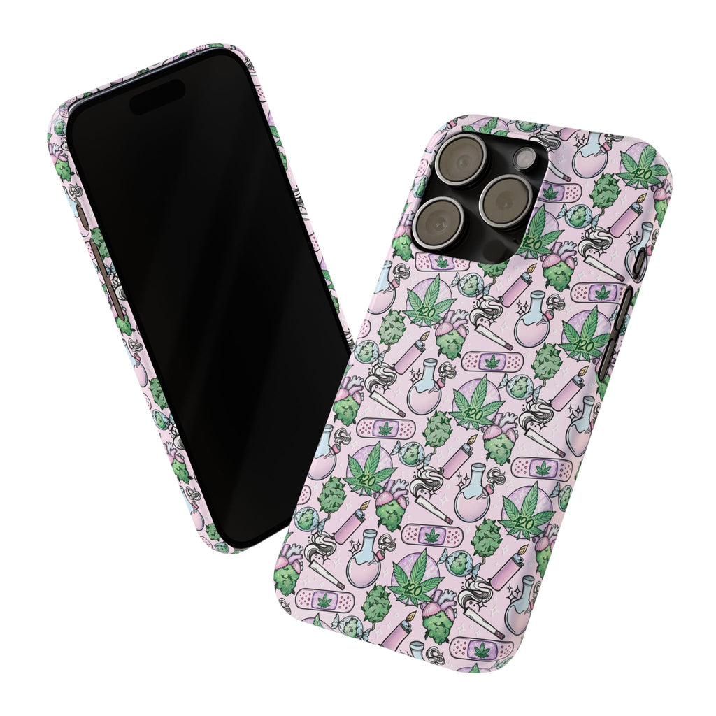 Cute Cannabis iPhone Slim Case