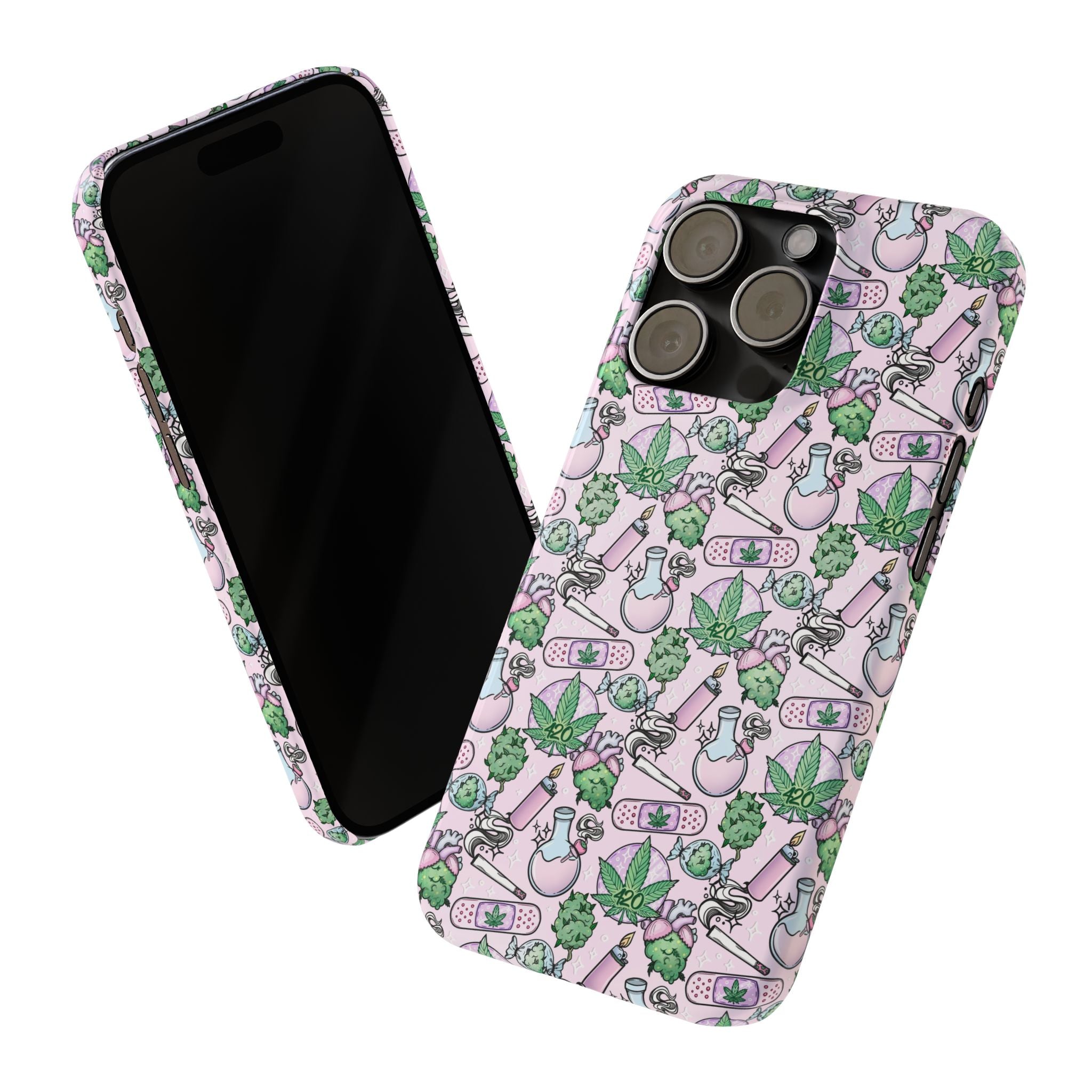 Cute Cannabis iPhone Slim Case