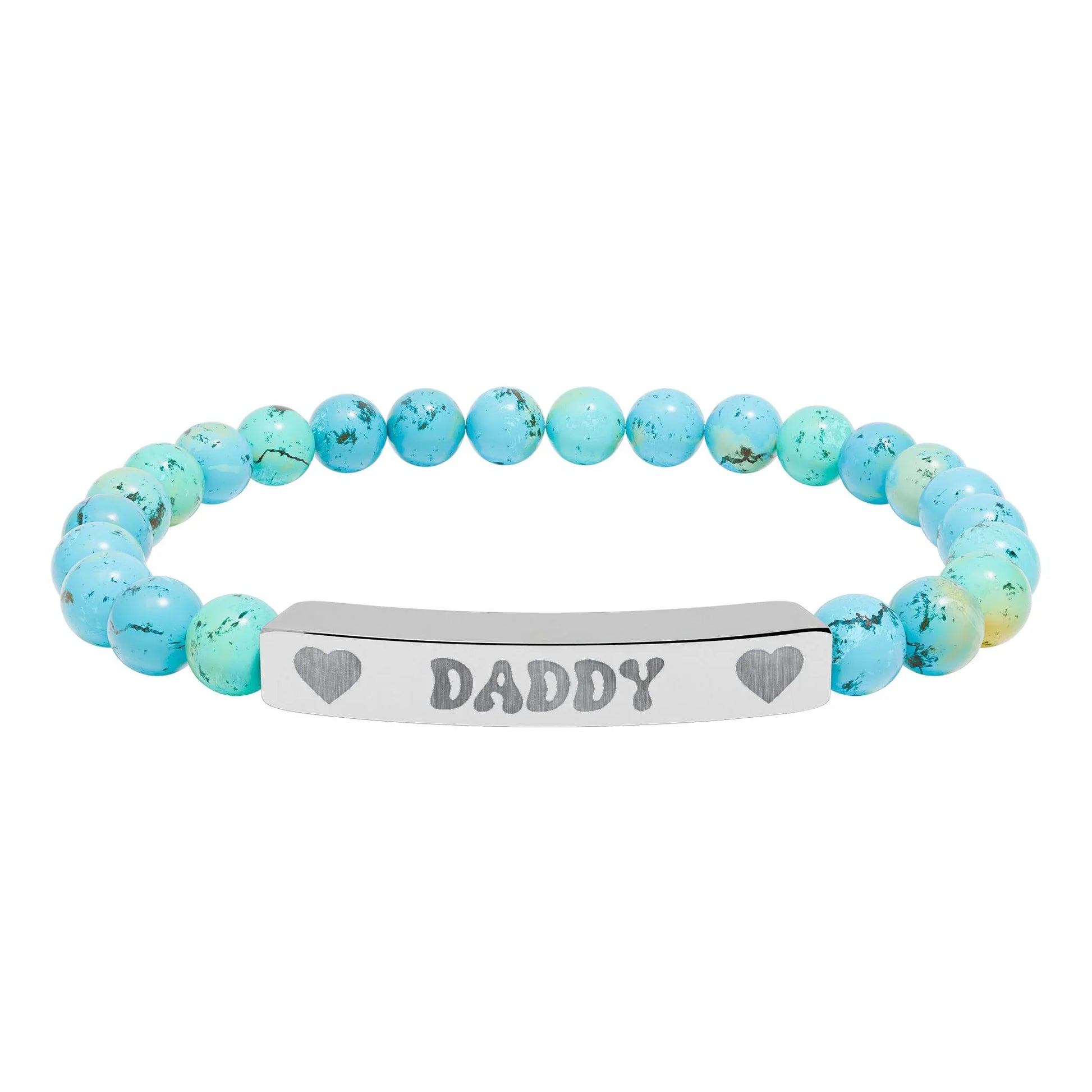 Daddy Natural Stone Bracelet (Colors) - Puppy's Aesthetics