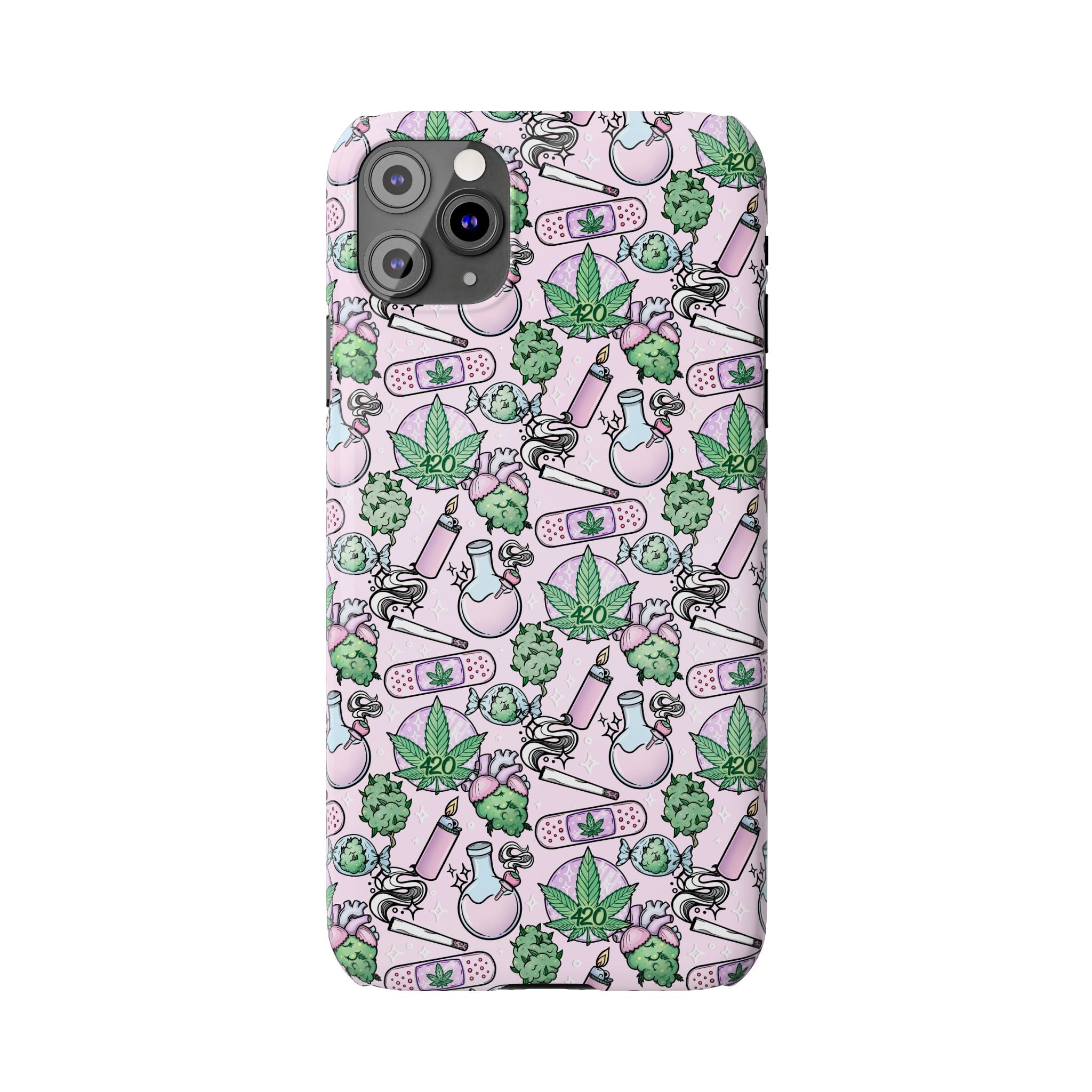 Cute Cannabis iPhone Slim Case