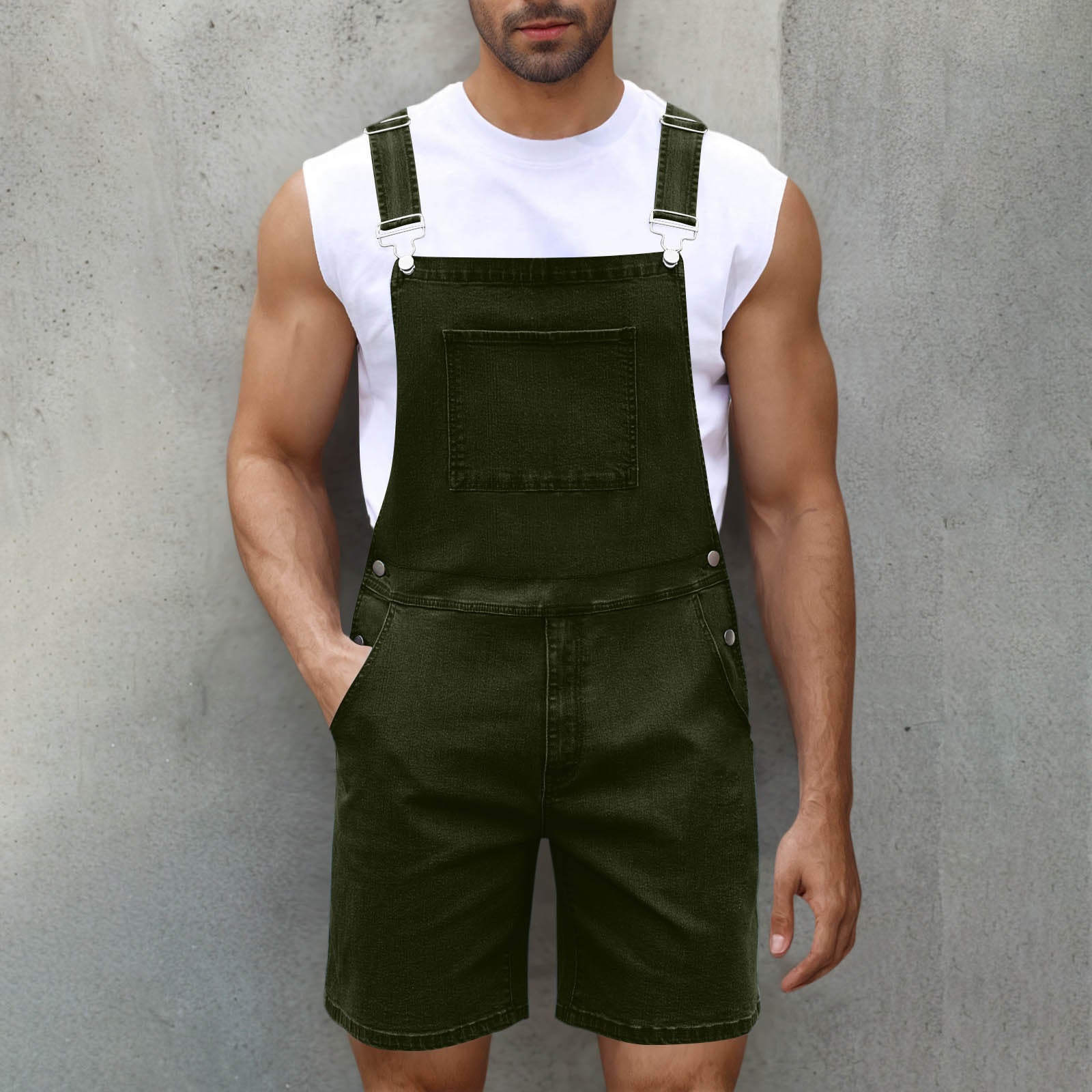 Cuddlecore Denim Shortalls