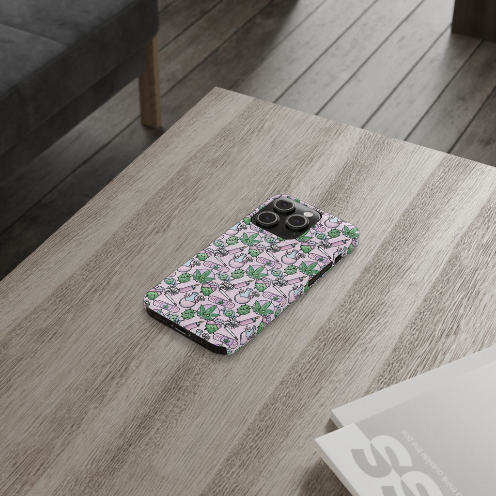 Cute Cannabis iPhone Slim Case