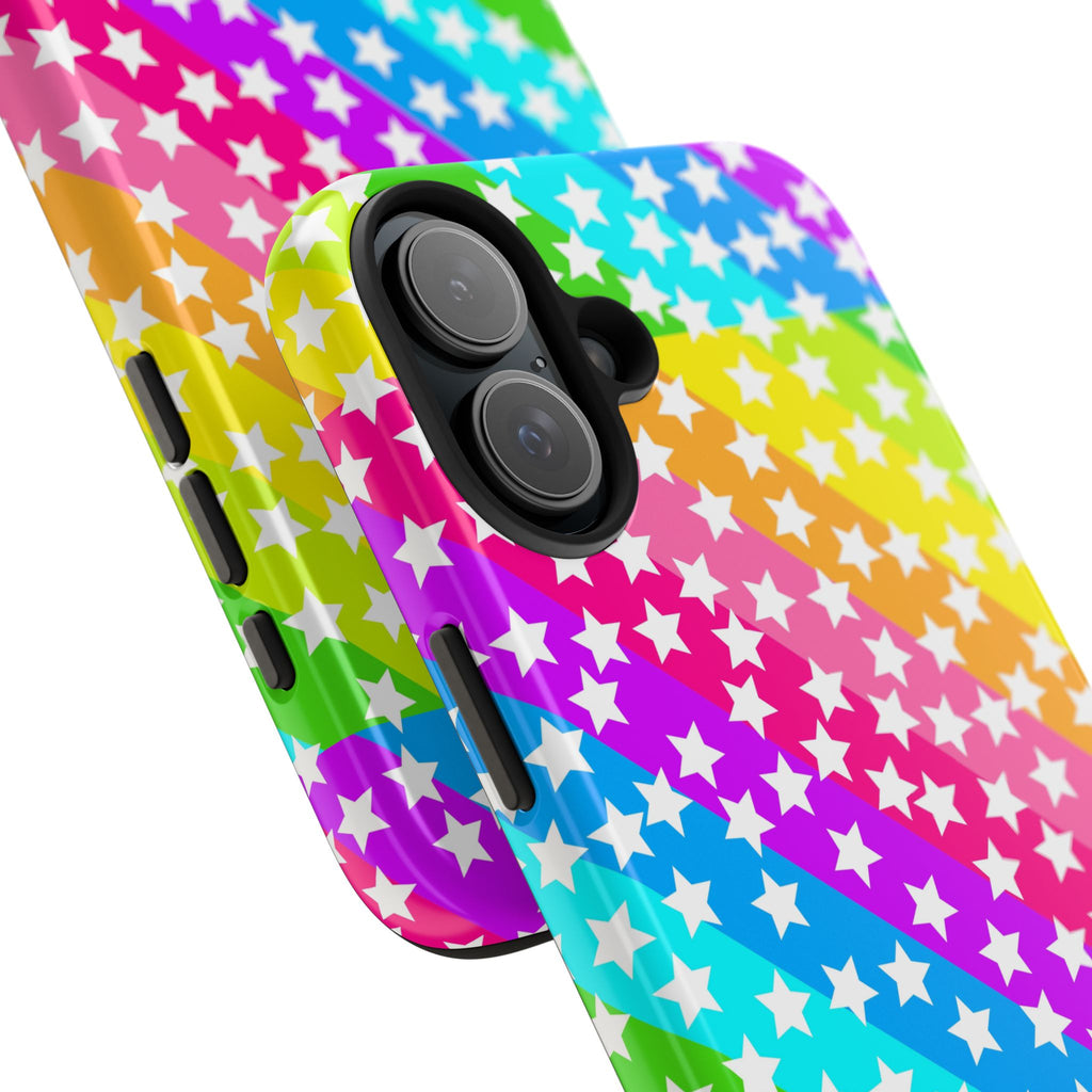 Starry Sprinkle Rainbow Tough iPhone Case