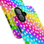 Starry Sprinkle Rainbow Tough iPhone Case