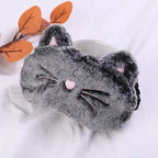 Dreamy Kitty Plush Sleep Mask - Puppy's Aesthetics