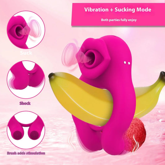 Rosebud Tease Nipple & Clit Sucking Vibrator - Puppy's Aesthetics