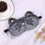 Dreamy Kitty Plush Sleep Mask - Puppy's Aesthetics