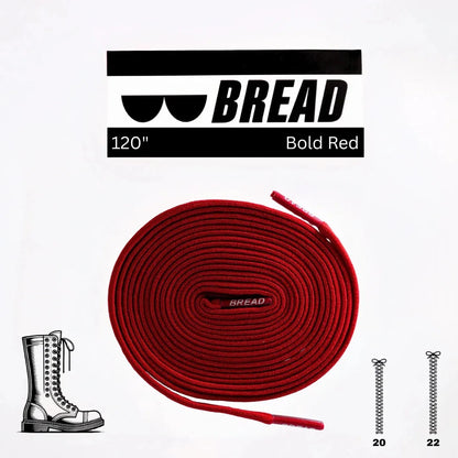 Cherry Bold Red Elastic Shoelaces - Puppy's Aesthetics