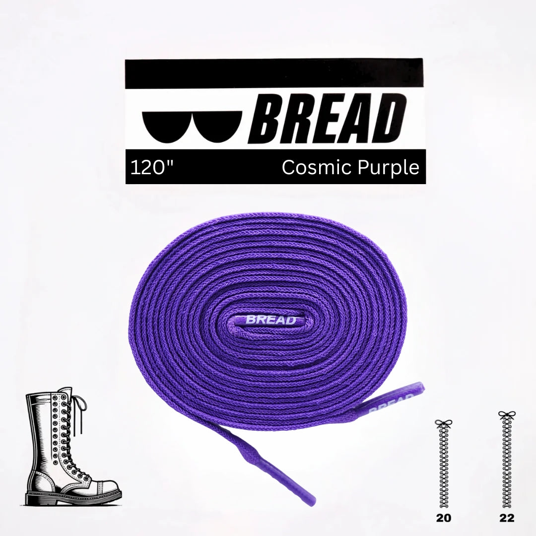 Deep Cosmic Purple Elastic Shoelaces - Puppy's Aesthetics