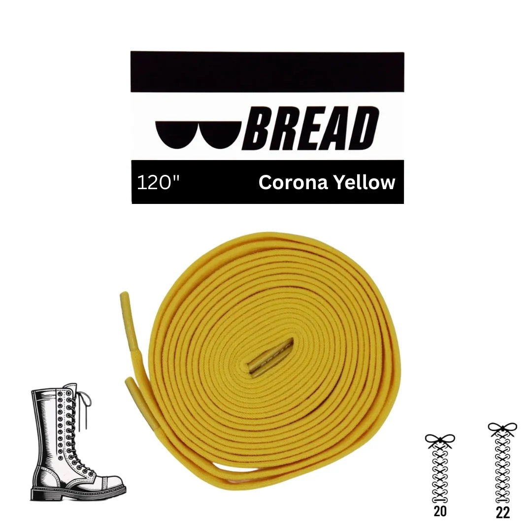 Bright Corona Yellow Elastic Shoelaces - Puppy's Aesthetics