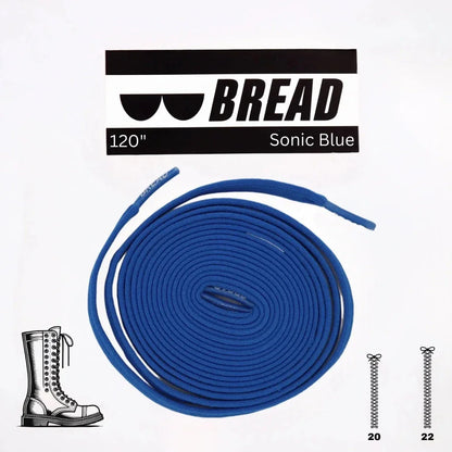 Bold Sonic Blue Elastic Shoelaces - Puppy's Aesthetics