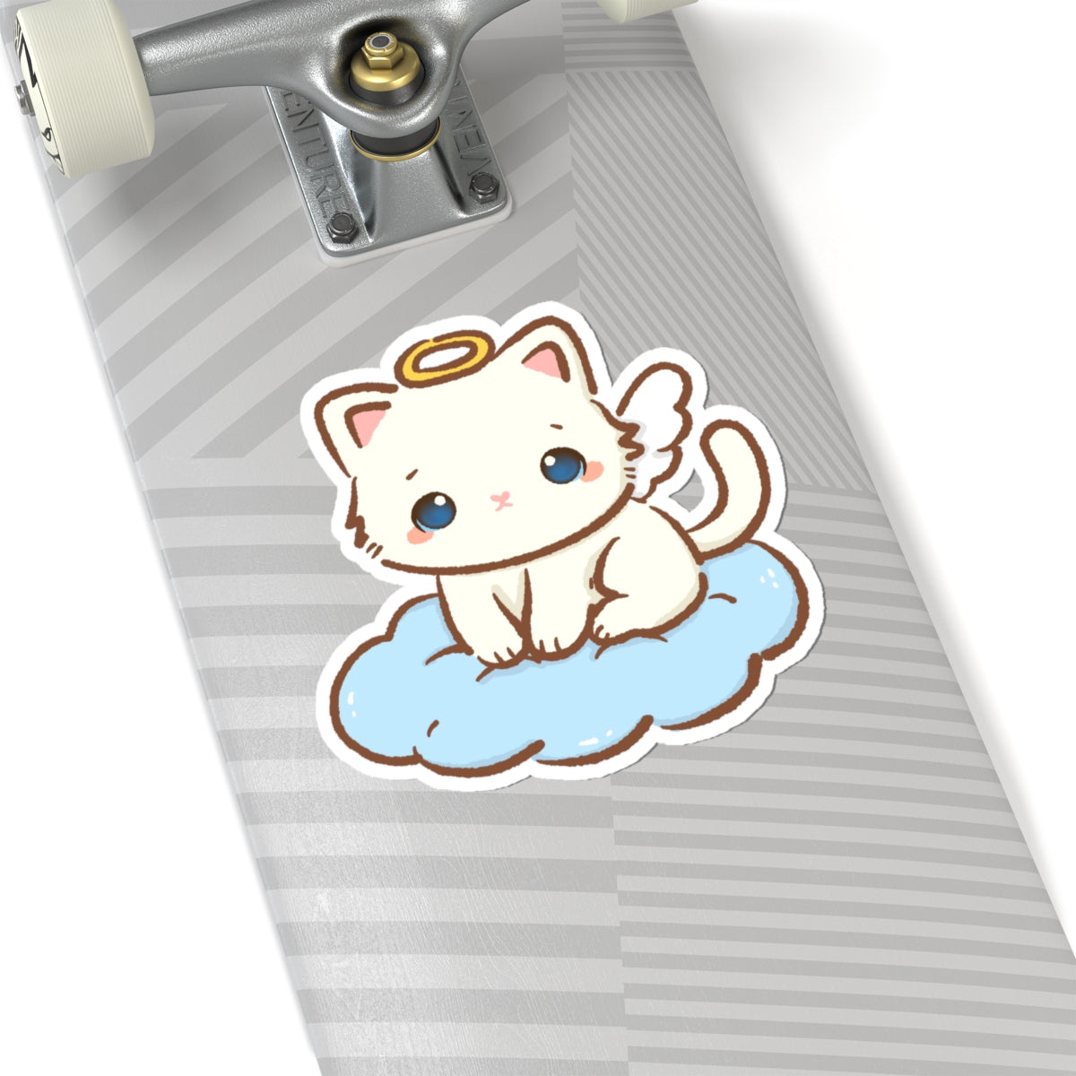 Kawaii Angel Kitty Kiss-Cut Sticker - Puppy's Aesthetics