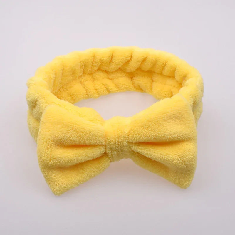 Soft Plush Bow Headband - Puppy's Aesthetics