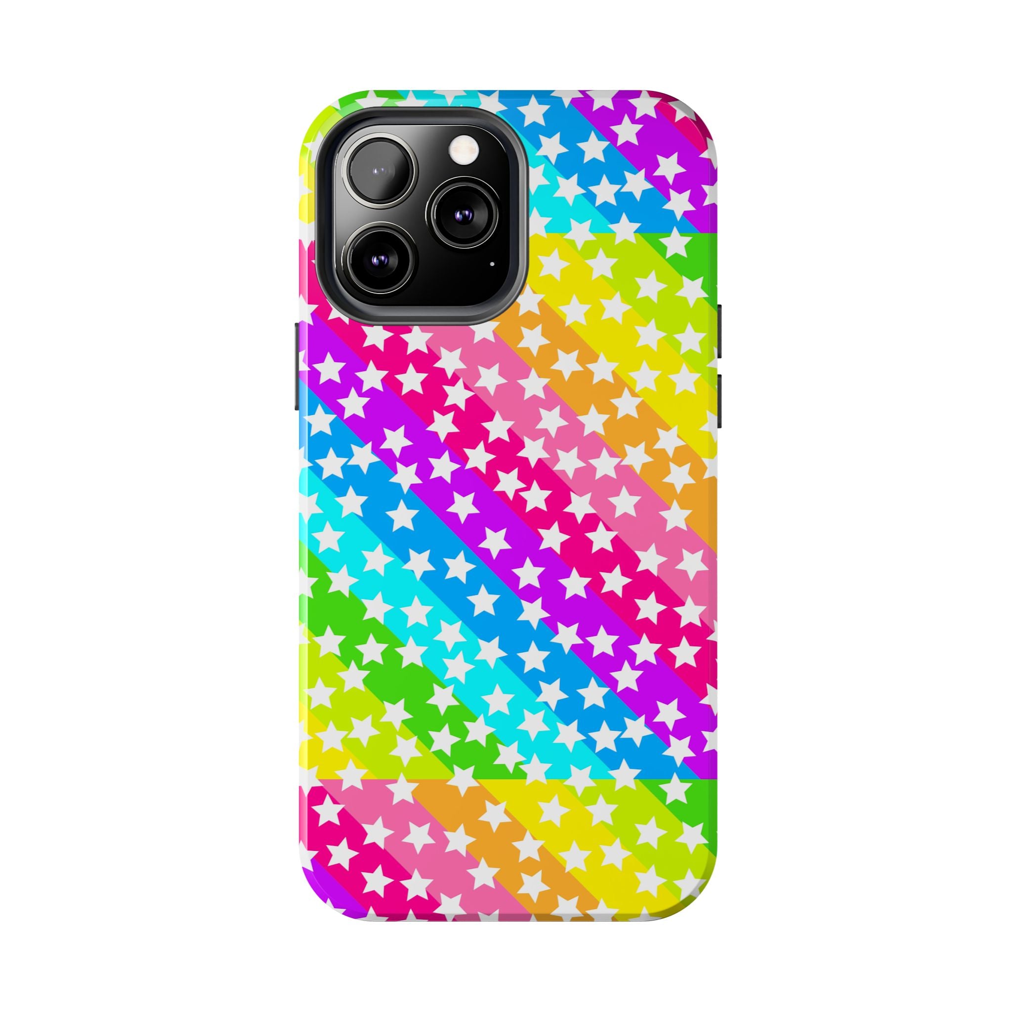 Starry Sprinkle Rainbow Tough iPhone Case