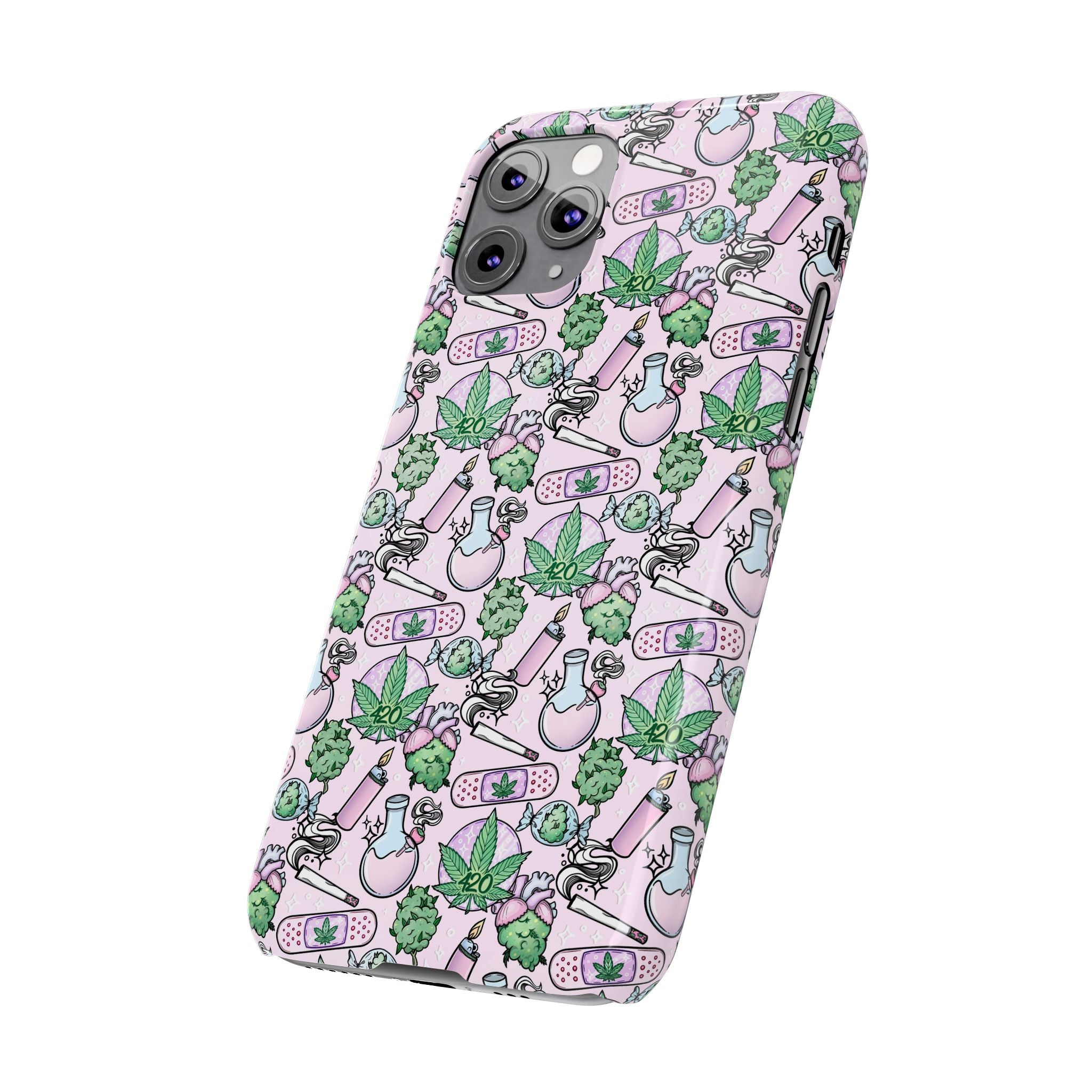Cute Cannabis iPhone Slim Case