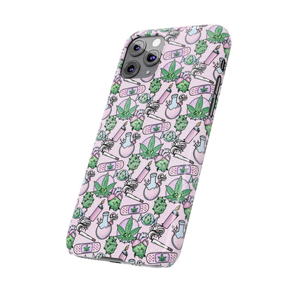 Cute Cannabis iPhone Slim Case