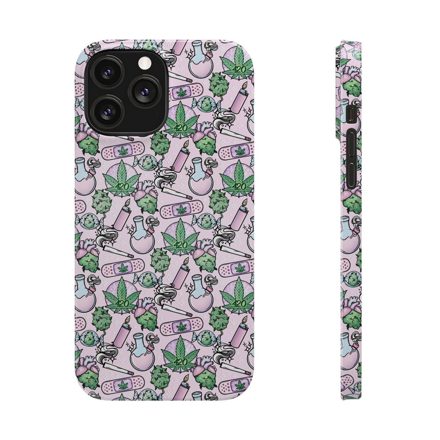 Cute Cannabis iPhone Slim Case
