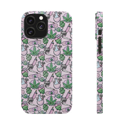 Cute Cannabis iPhone Slim Case