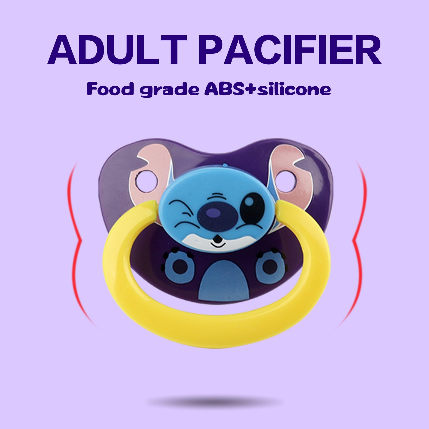 Character Silicone Adult Paci (Colors)