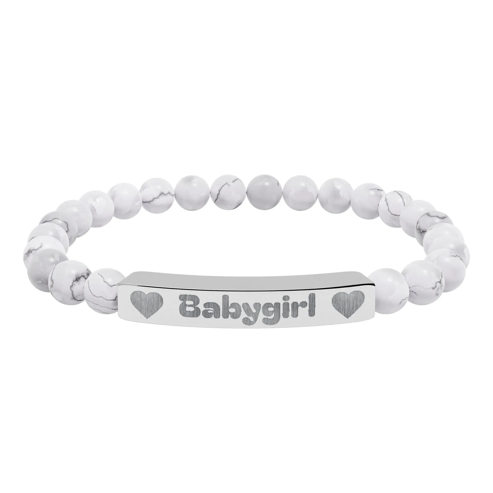 Babygirl Natural Stone Bracelet (Colors) - Puppy's Aesthetics