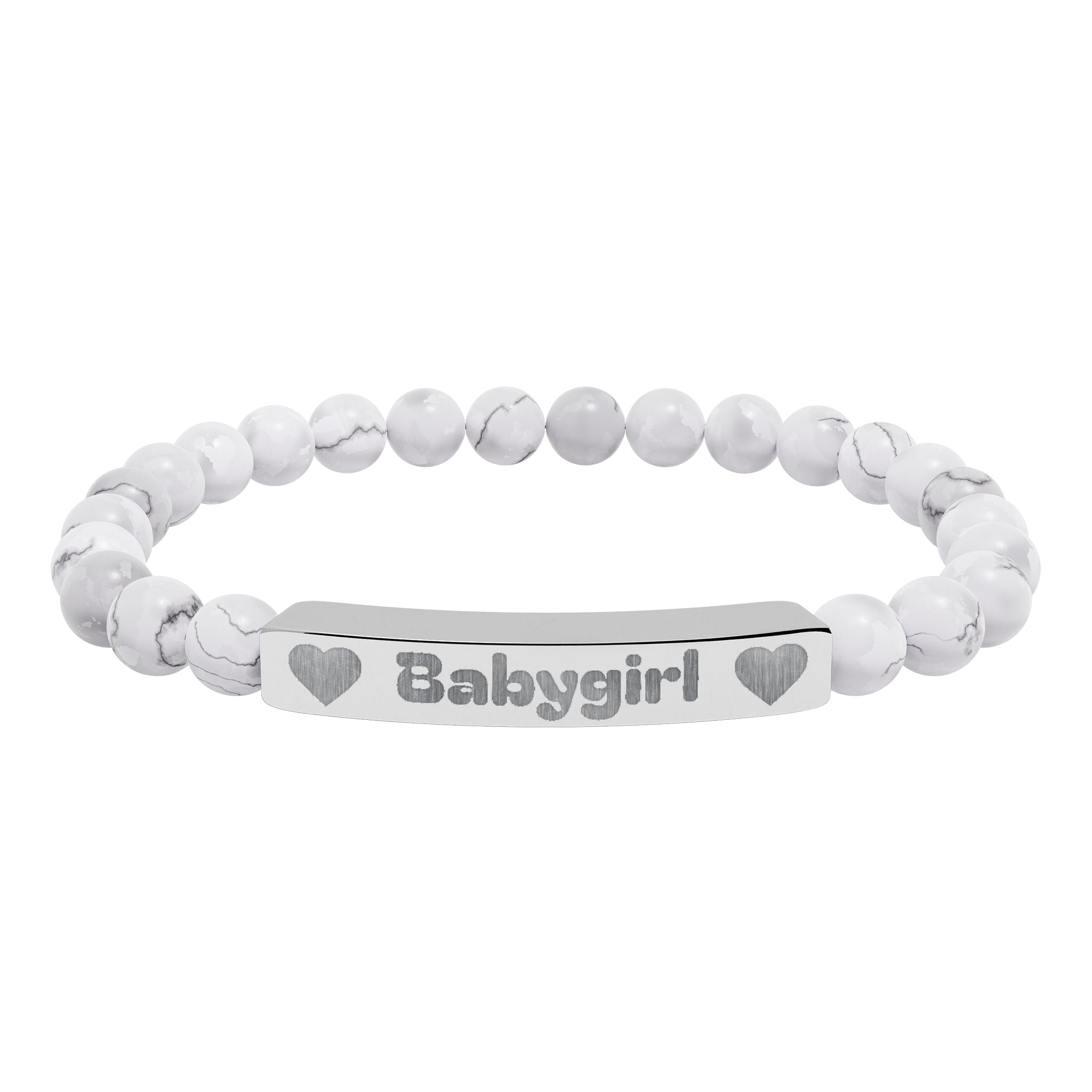 Babygirl Natural Stone Bracelet (Colors)