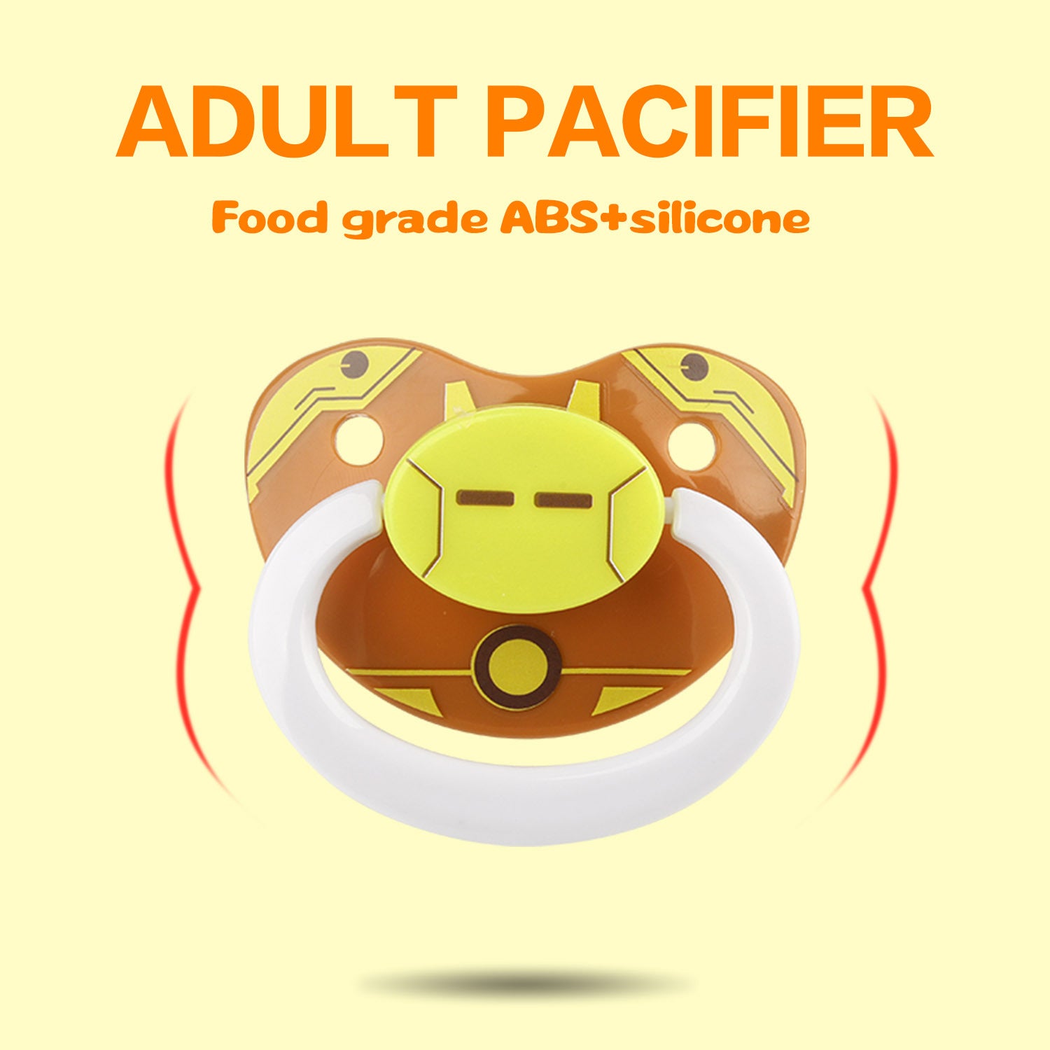 Character Silicone Adult Paci (Colors)