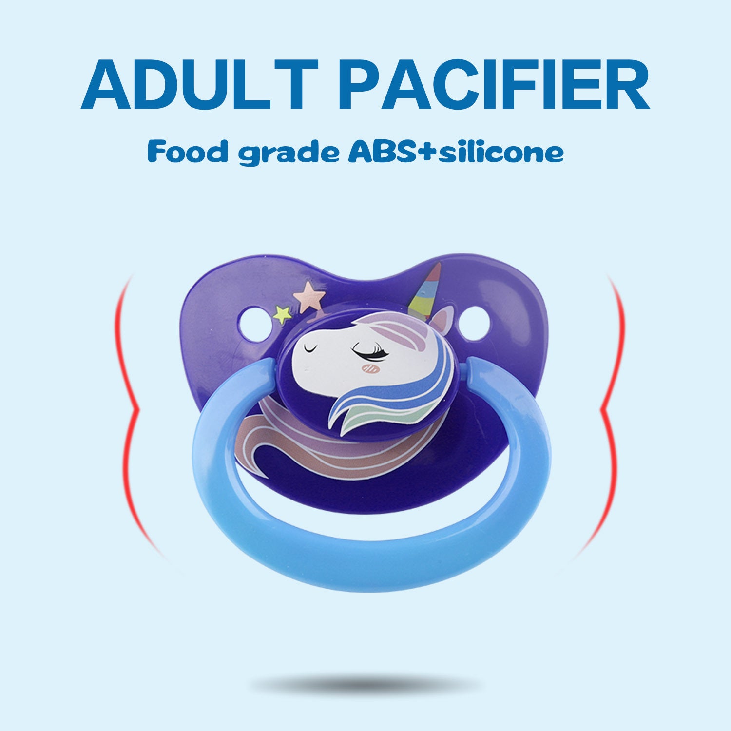 Character Silicone Adult Paci (Colors)