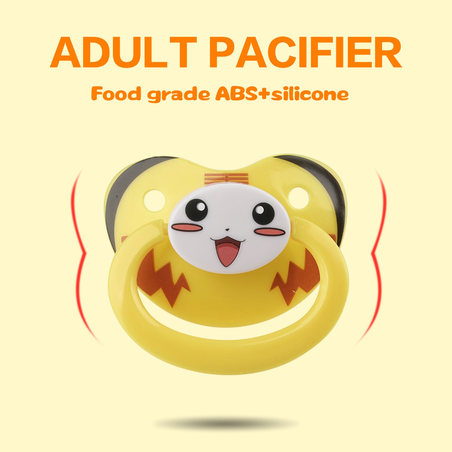 Character Silicone Adult Paci (Colors)