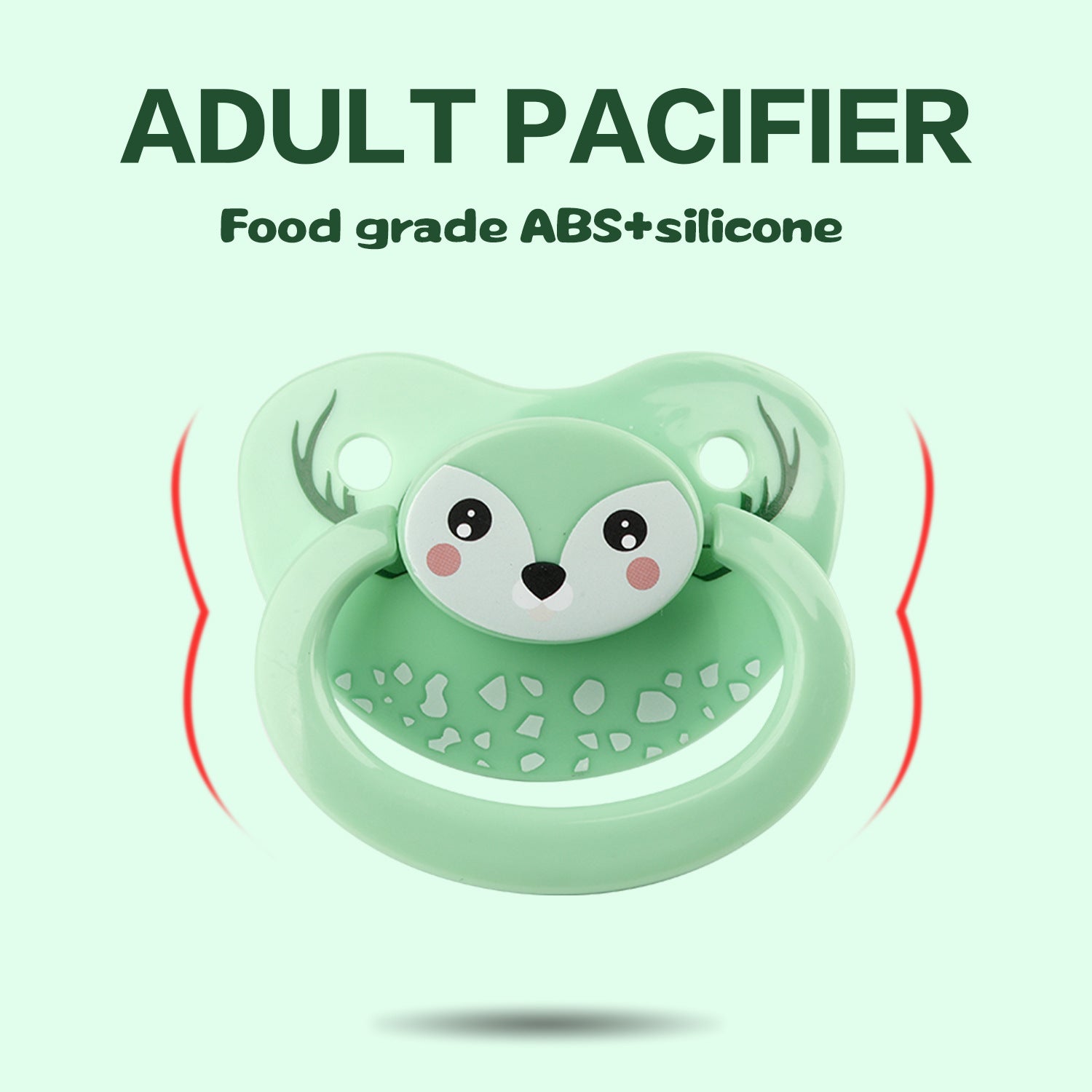 Character Silicone Adult Paci (Colors)
