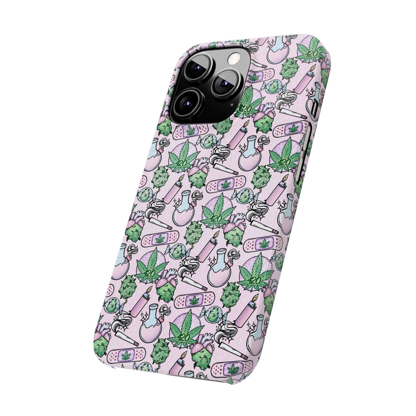 Cute Cannabis iPhone Slim Case