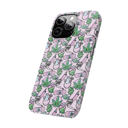 Cute Cannabis iPhone Slim Case