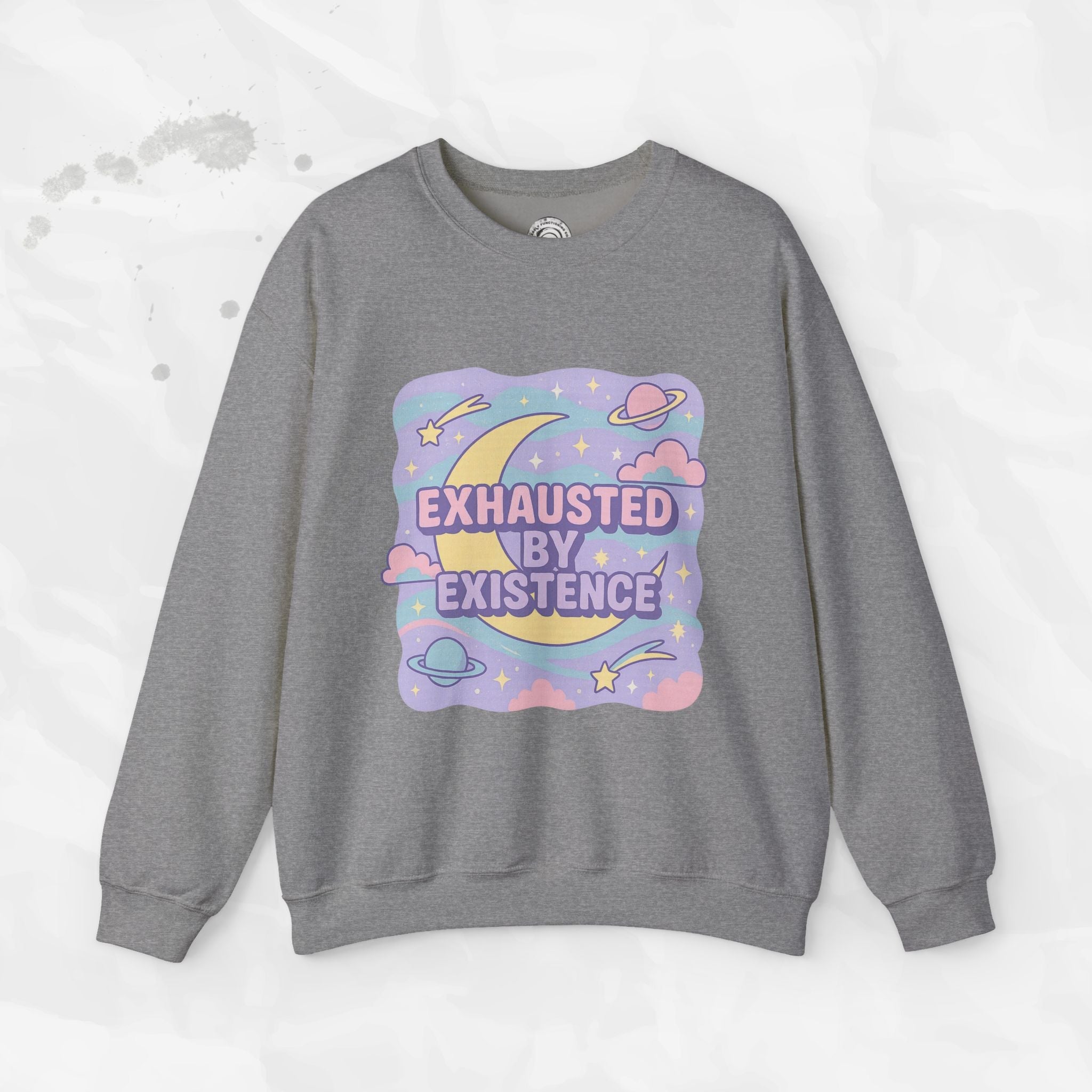 Exhausted by Existence Crew Sweater (Colors)