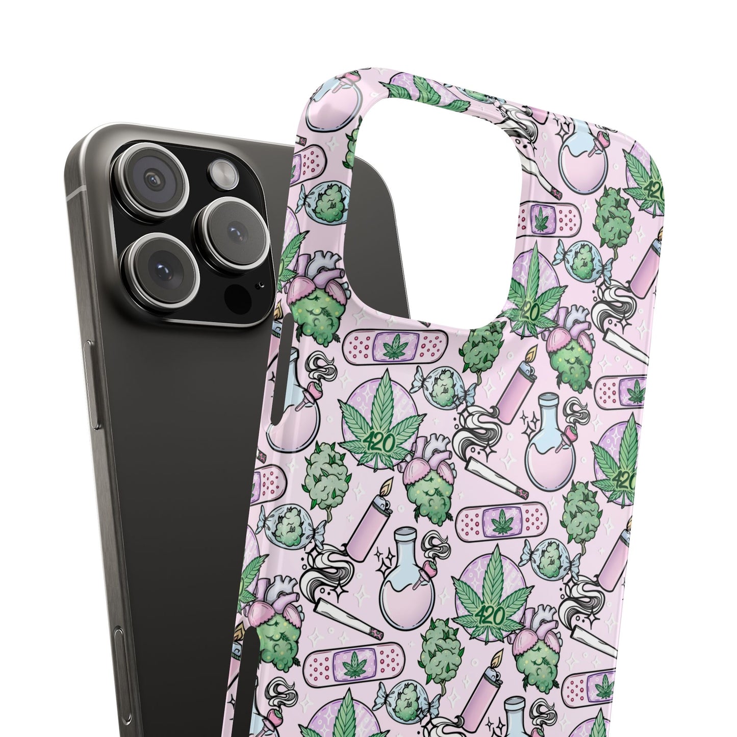 Cute Cannabis iPhone Slim Case