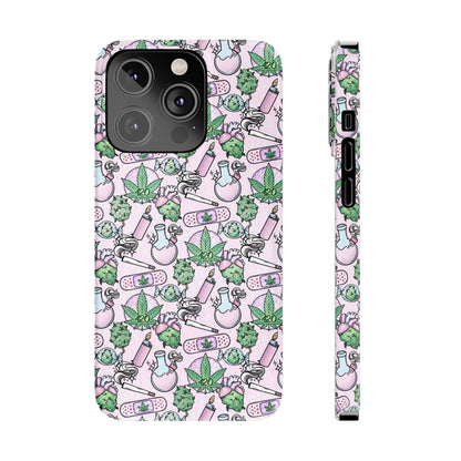 Cute Cannabis iPhone Slim Case