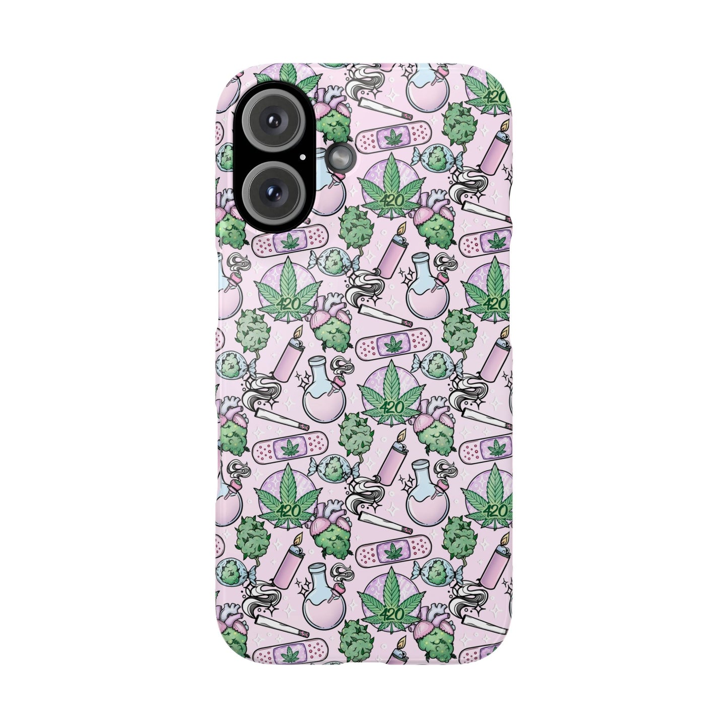 Cute Cannabis iPhone Slim Case