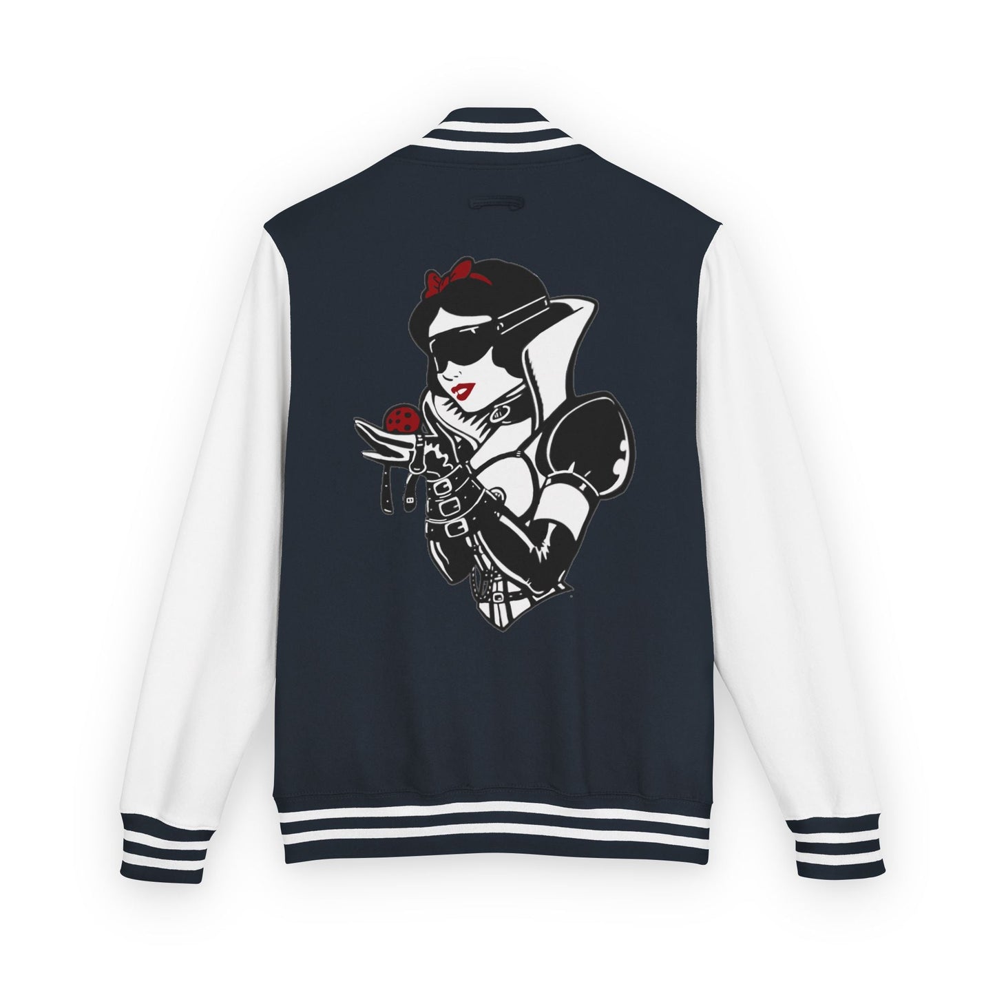 Snow White Unisex Heavyweight Letterman Jacket