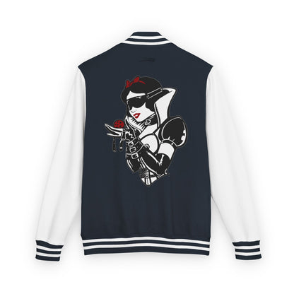 Snow White Unisex Heavyweight Letterman Jacket