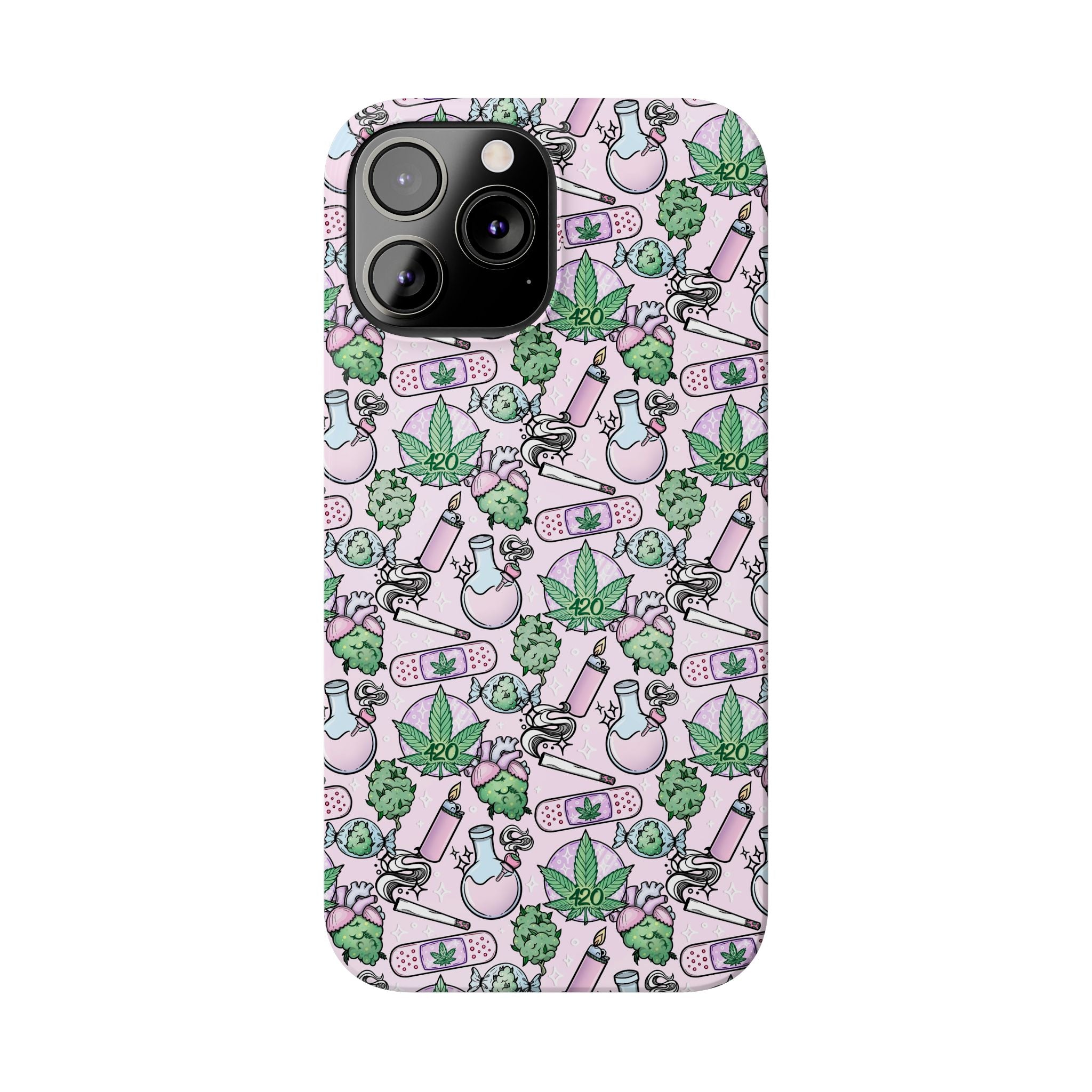 Cute Cannabis iPhone Slim Case