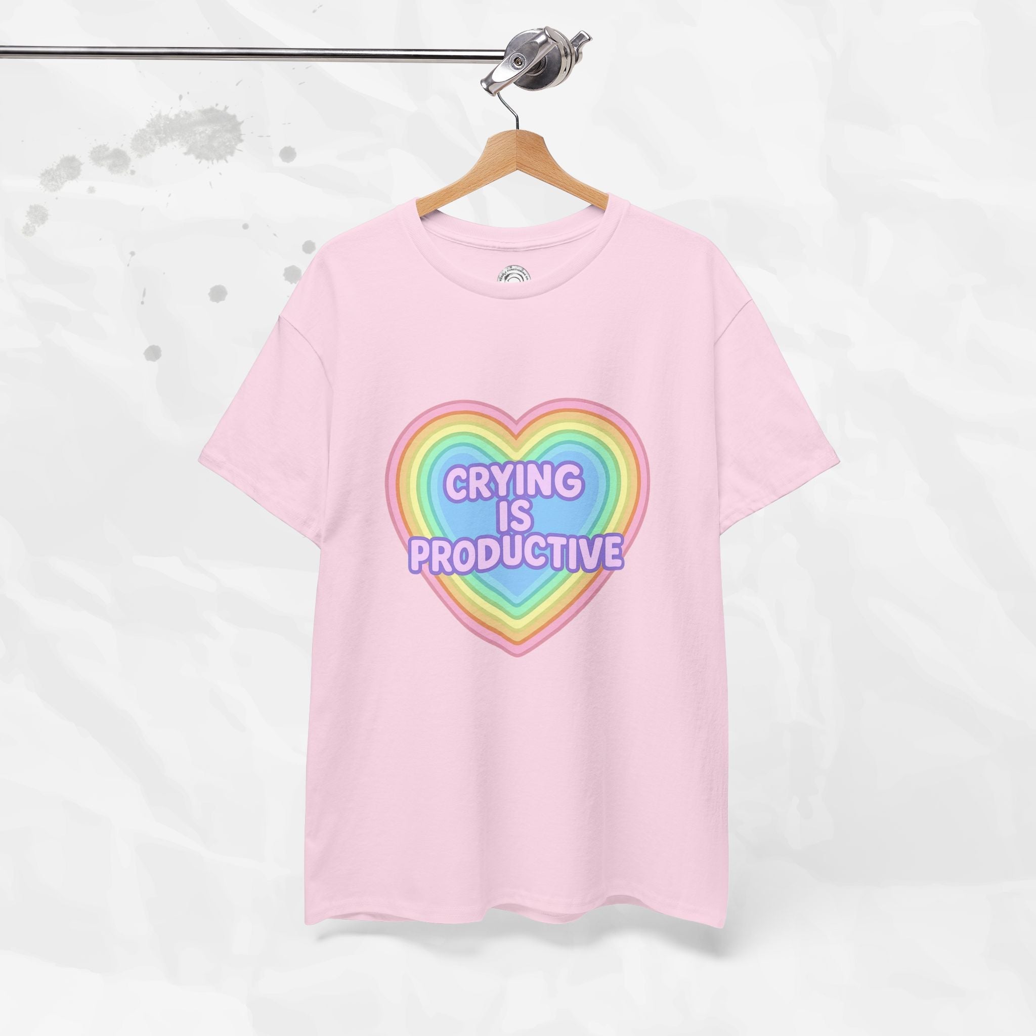 Crying Is Productive T-Shirt (Colors)