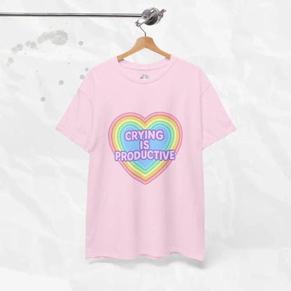 Crying Is Productive T-Shirt (Colors) - Puppy's Aesthetics
