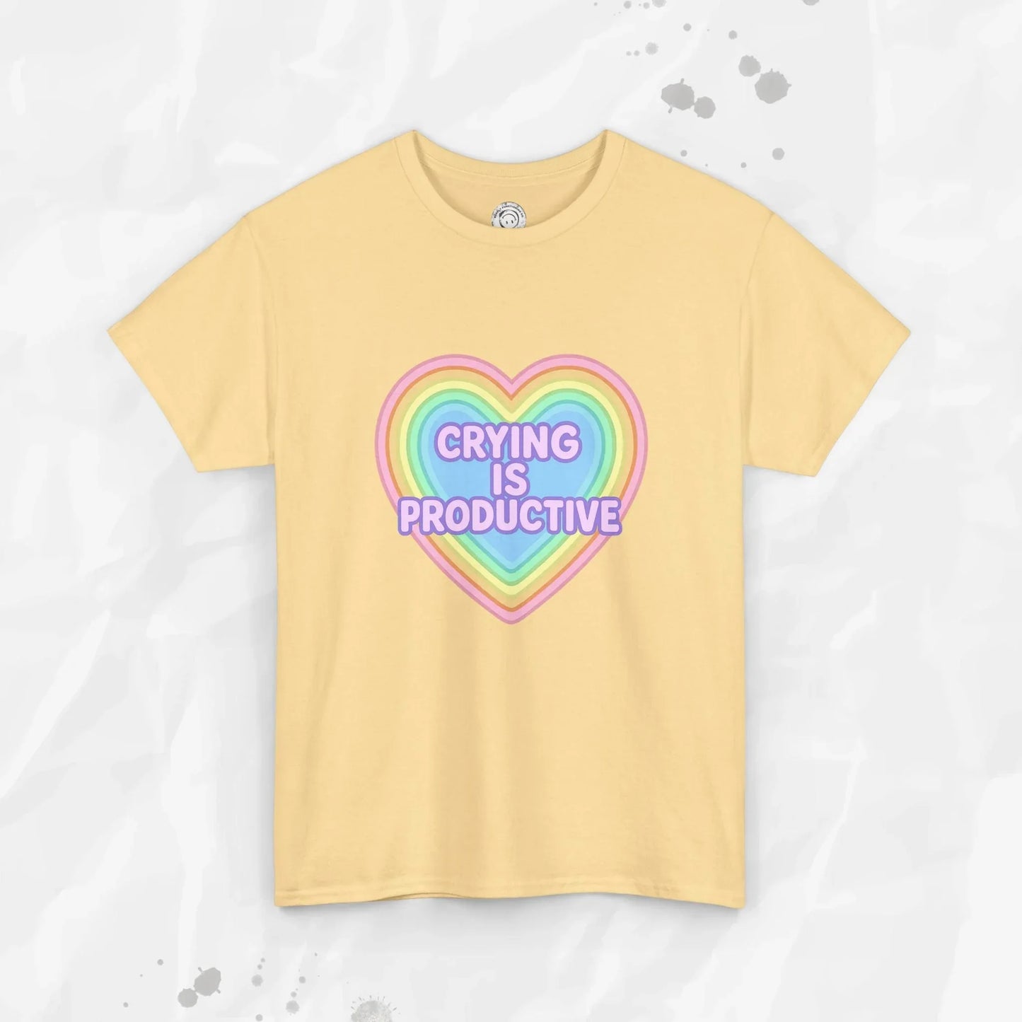 Crying Is Productive T-Shirt (Colors) - Puppy's Aesthetics