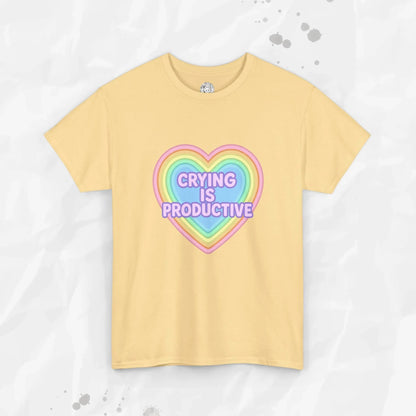Crying Is Productive T-Shirt (Colors) - Puppy's Aesthetics